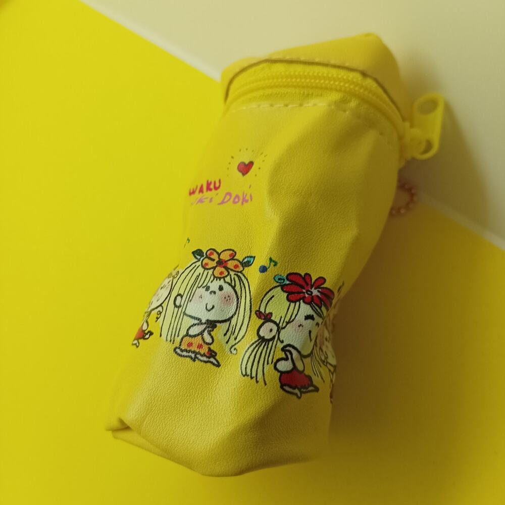 Ado Mizumori yellow mini pouch